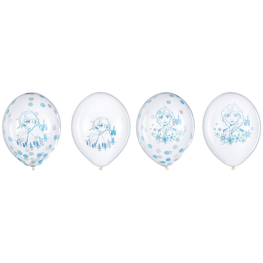 Disney Frozen 2 Latex Confetti Balloons 6ct