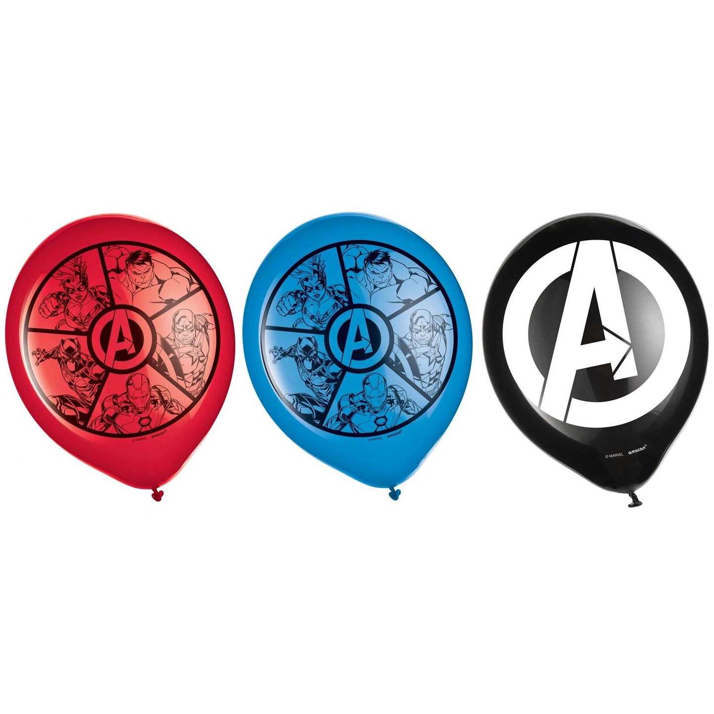 Marvel Avengers Powers Unite Printed Latex Balloons 6ct