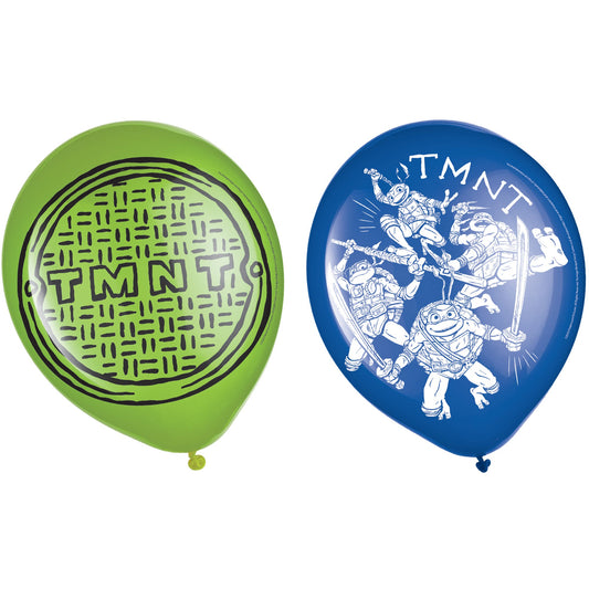 TMNT: Mutant Mayhem Latex Balloons 6ct