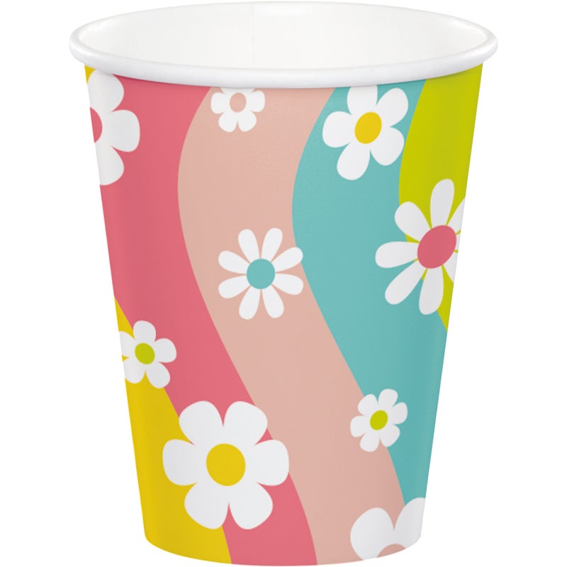 Flower Power Cups 8ct