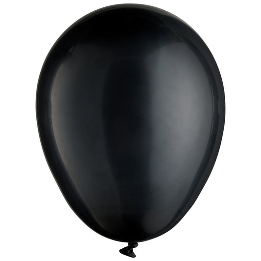 Black 5in Latex Balloons 50ct