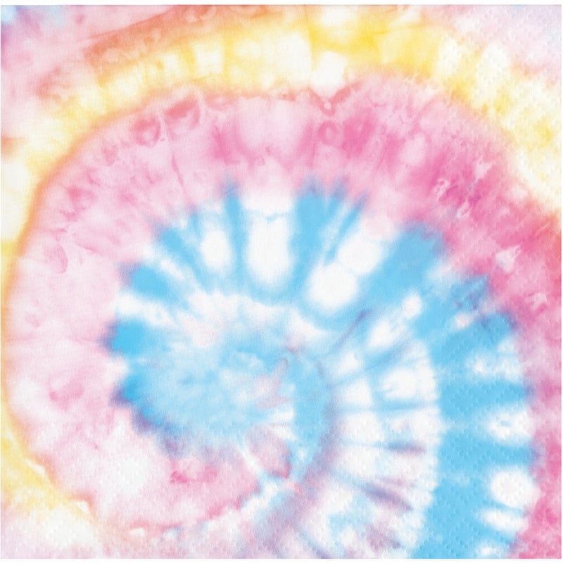 Tie Dye Party Beverage Napkins 16ct