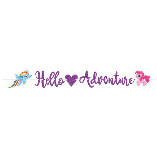 My Little Pony Friendship Adventures Glitter Ribbon Letter Banner