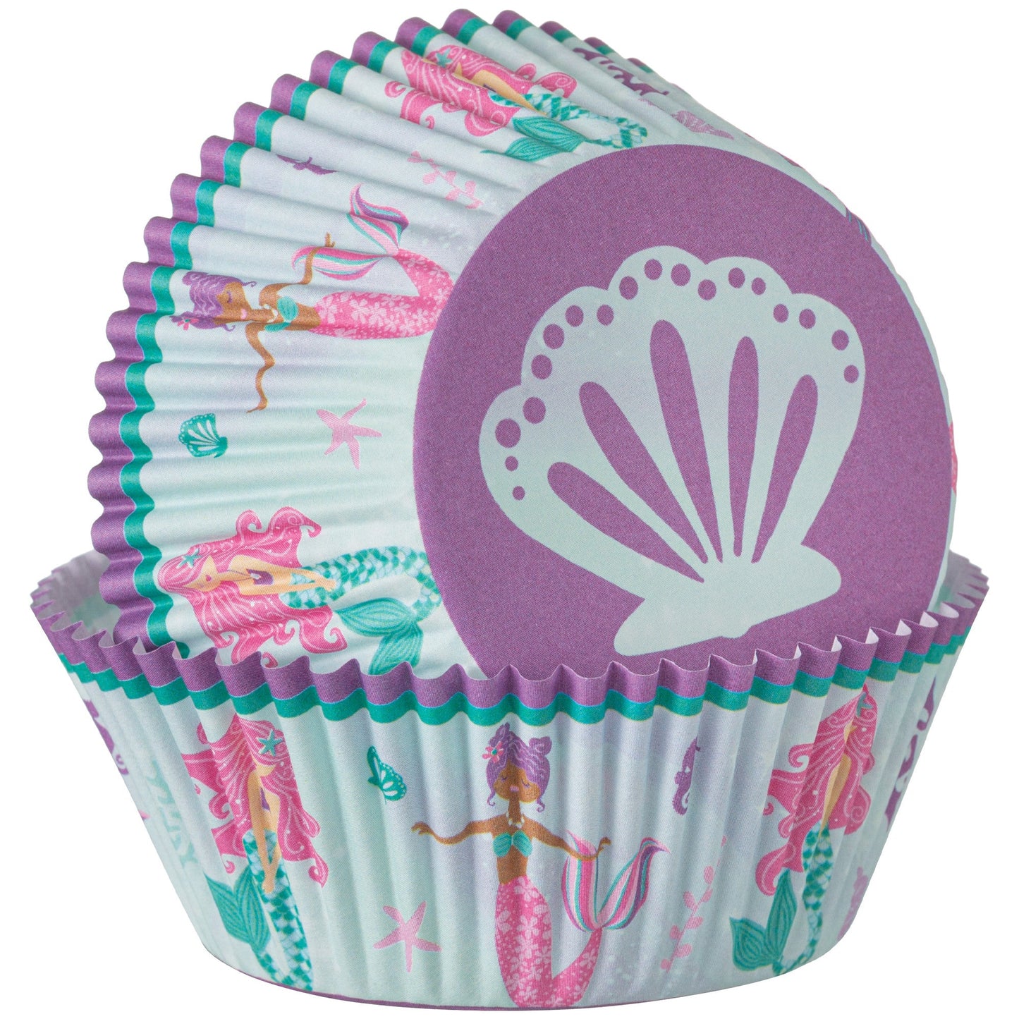 Shimmering Mermaids Baking Cups 48ct