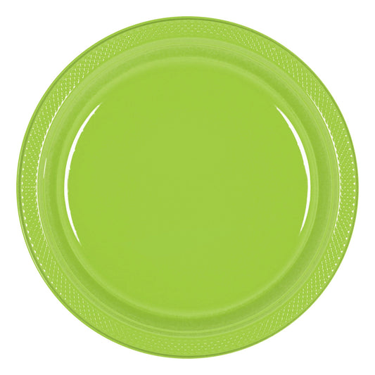 Kiwi Green 10in Plastic Plates