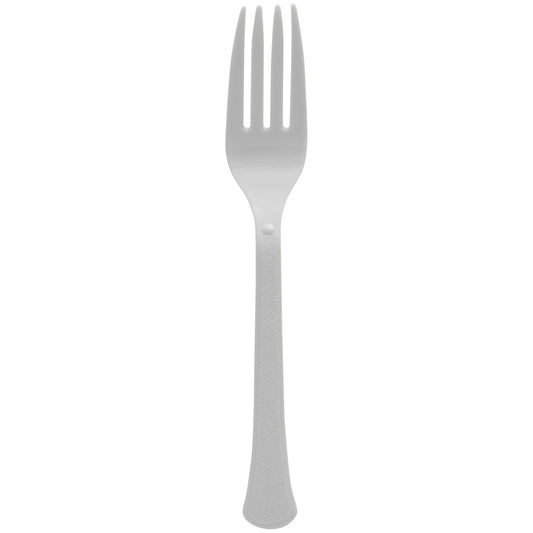 Silver Plastic Forks