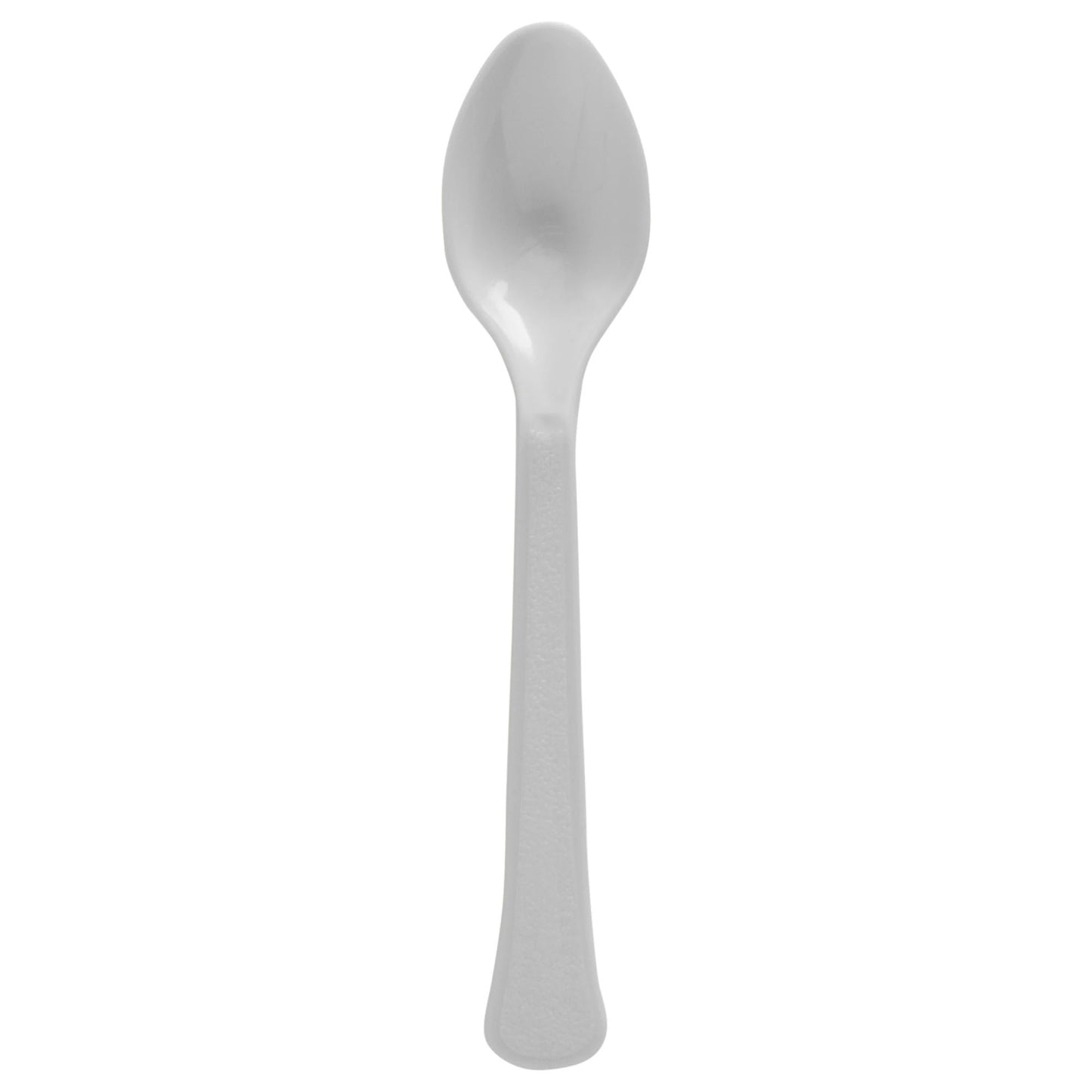 Silver Plastic Spoons