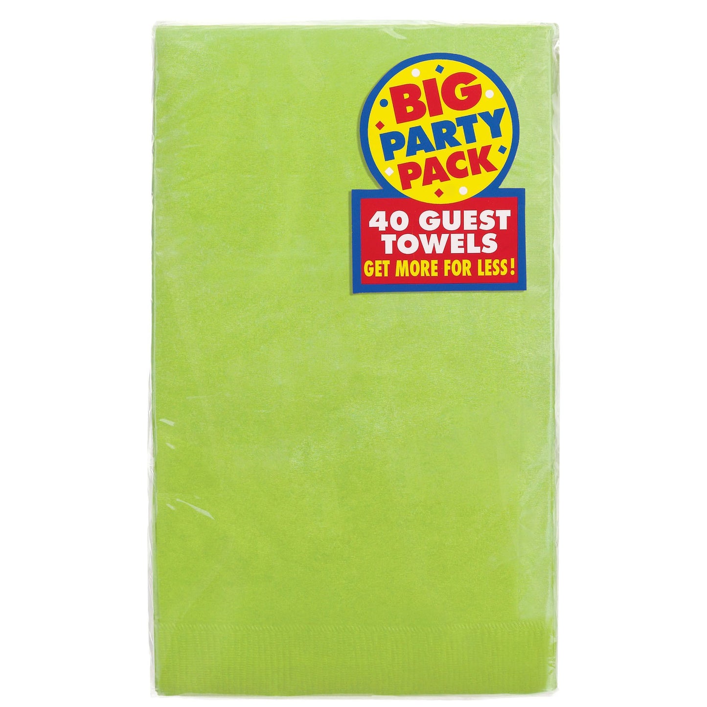 Kiwi Green Guest Towels 40ct