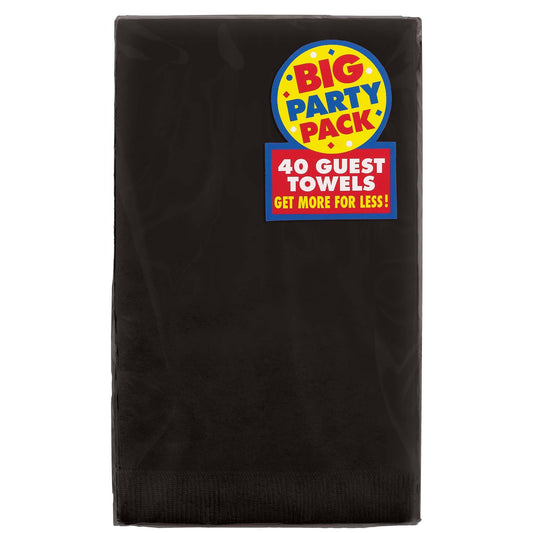 Black Guest Towels 40ct