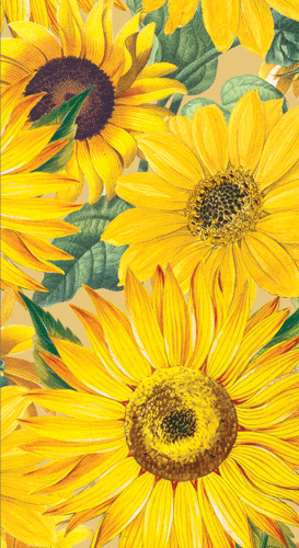 Sunflowers Guest Towels 15ct