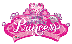 #024 Birthday Princess 23in Supershape