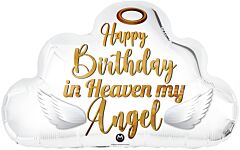 #017 Heavenly Angel Birthday 28in Supershape