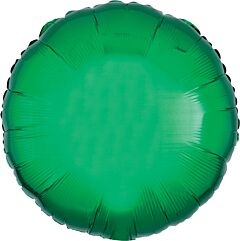 #645 Green Round Solid Mylar