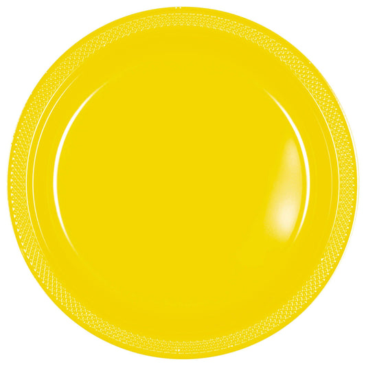 Yellow 7in Plastic Plates