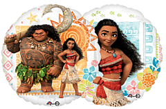 #418 Moana Double-Sided 18in Printed Mylar