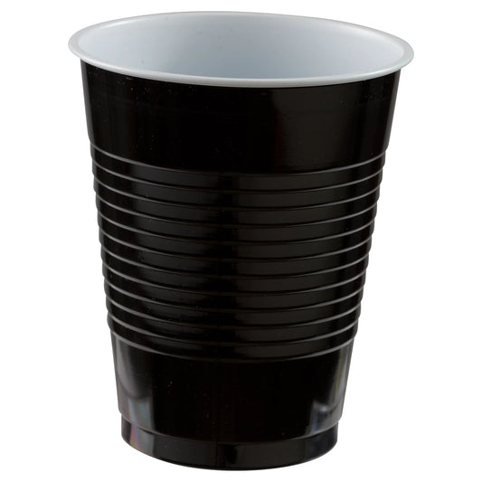 Black Plastic Cups