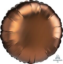 #206 Matte Cocoa Round 18in Solid Mylar