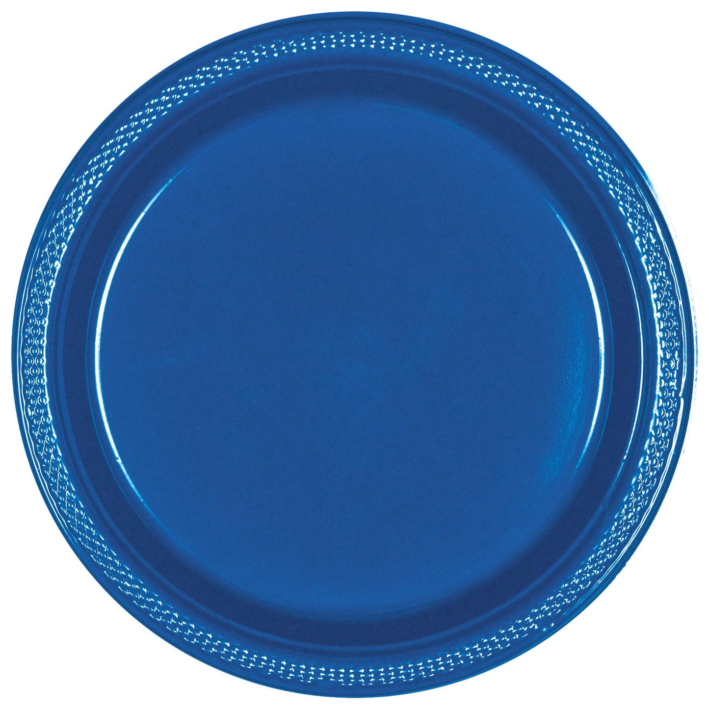 Royal Blue 9in Plastic Plates