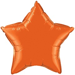 #631 Orange Star 18in Solid Mylar