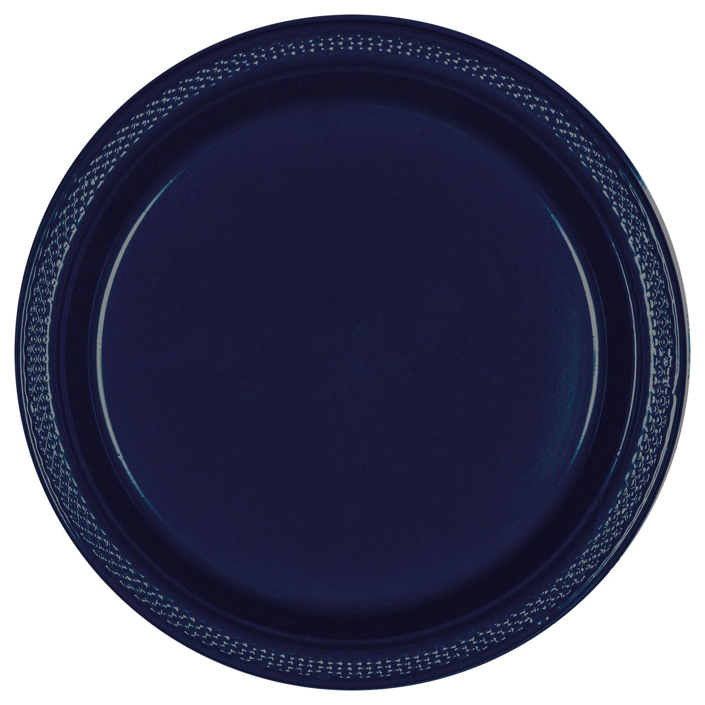 Navy Blue 10in Plastic Plates