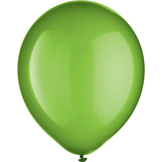 12in Helium Inflated Latex Balloon - Kiwi Green