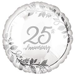 #533 25th Silver Anniversary 18in Printed Mylar