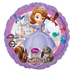 #465 Sofia The First 18in Printed Mylar