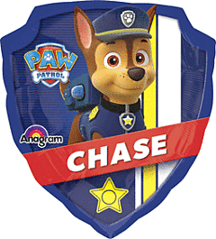 #075 Paw Patrol Double-Sided Chase/Marshall 27in Supershape