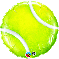 #276 Tennis Ball 18in Printed Mylar