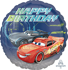 #431 Cars 3 18in Printed Mylar