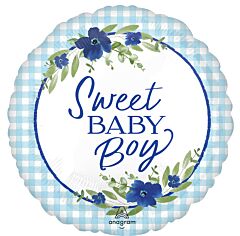 #161 Baby Boy in Bloom 27in Supershape