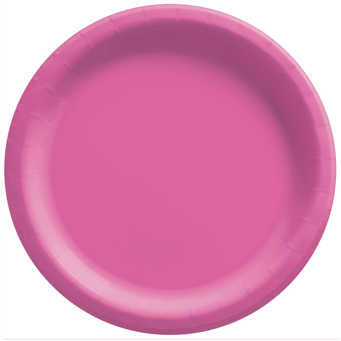 Bright Pink 10in Paper Plates