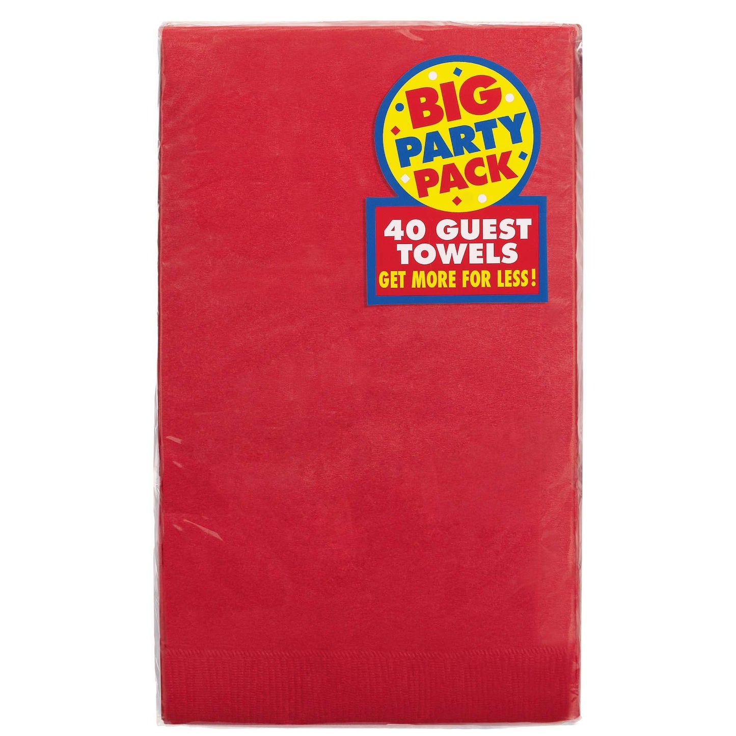 Red Guest Towels 40ct