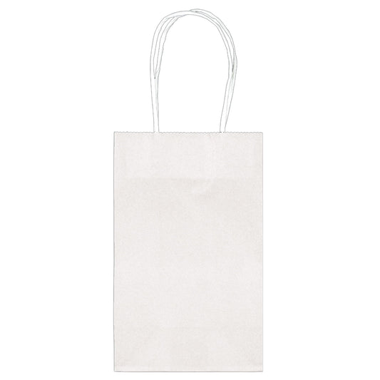 White Cub Bag - 5.12in x 8.25in x 3.12in - 10ct