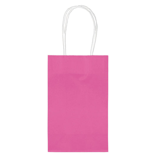 Bright Pink Cub Bag - 5.12in x 8.25in x 3.12in - 10ct