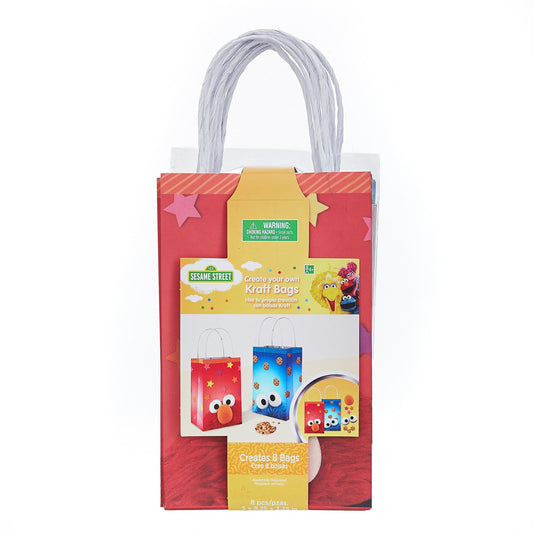 Sesame Street Create Your Own Bags 8ct