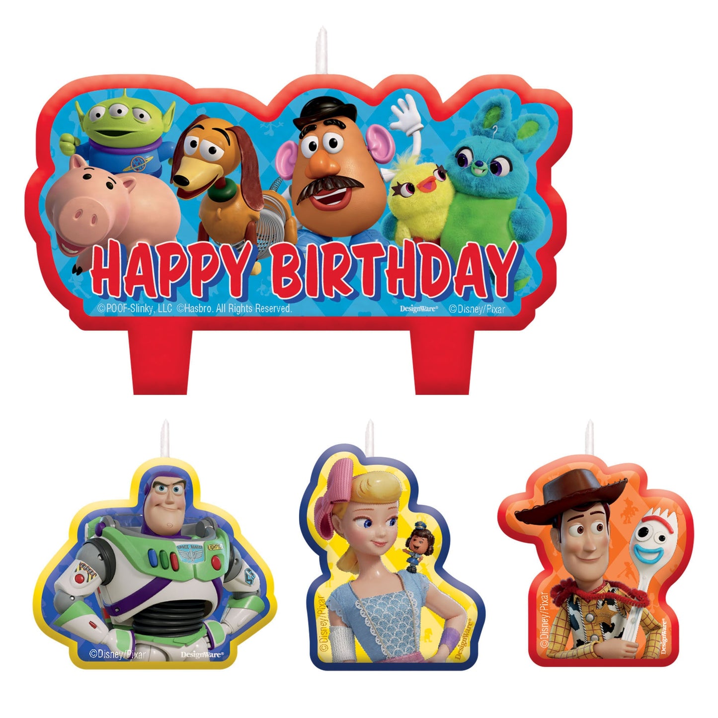 Disney Toy Story 4 Birthday Candle Set