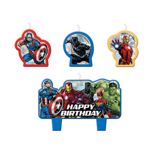 Marvel Avengers Powers Unite Birthday Candle Set