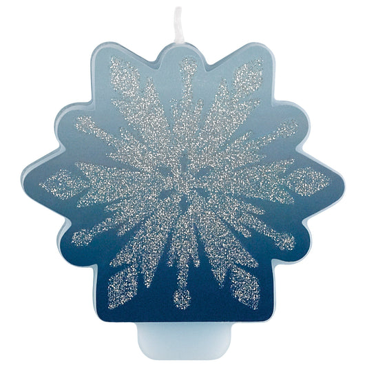 Disney Frozen 2 Glitter and Decal Candle