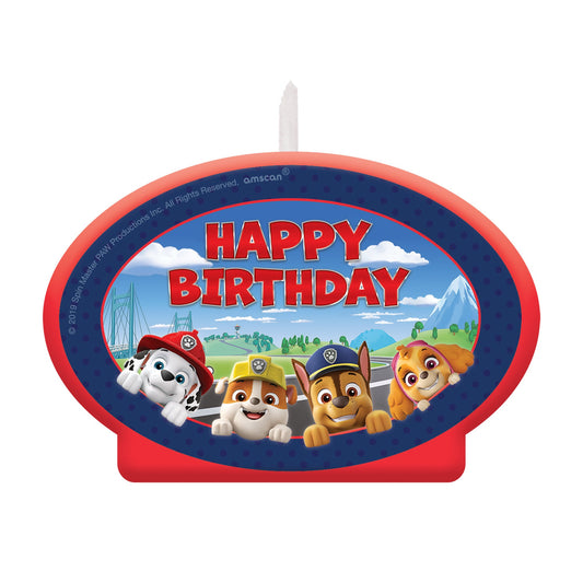 Paw Patrol Adventures Birthday Candle