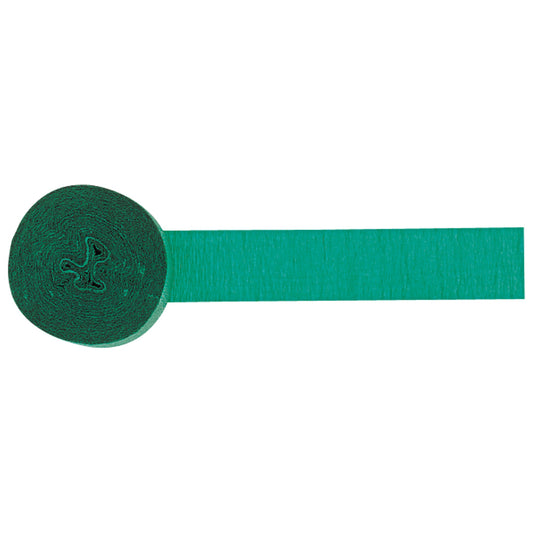 Green Crepe Streamer Roll