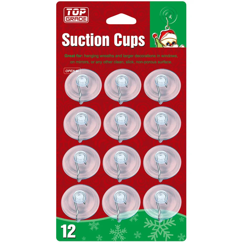 Suction Cup Hangers 12ct