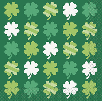 Lucky Clover Beverage Napkins 16ct