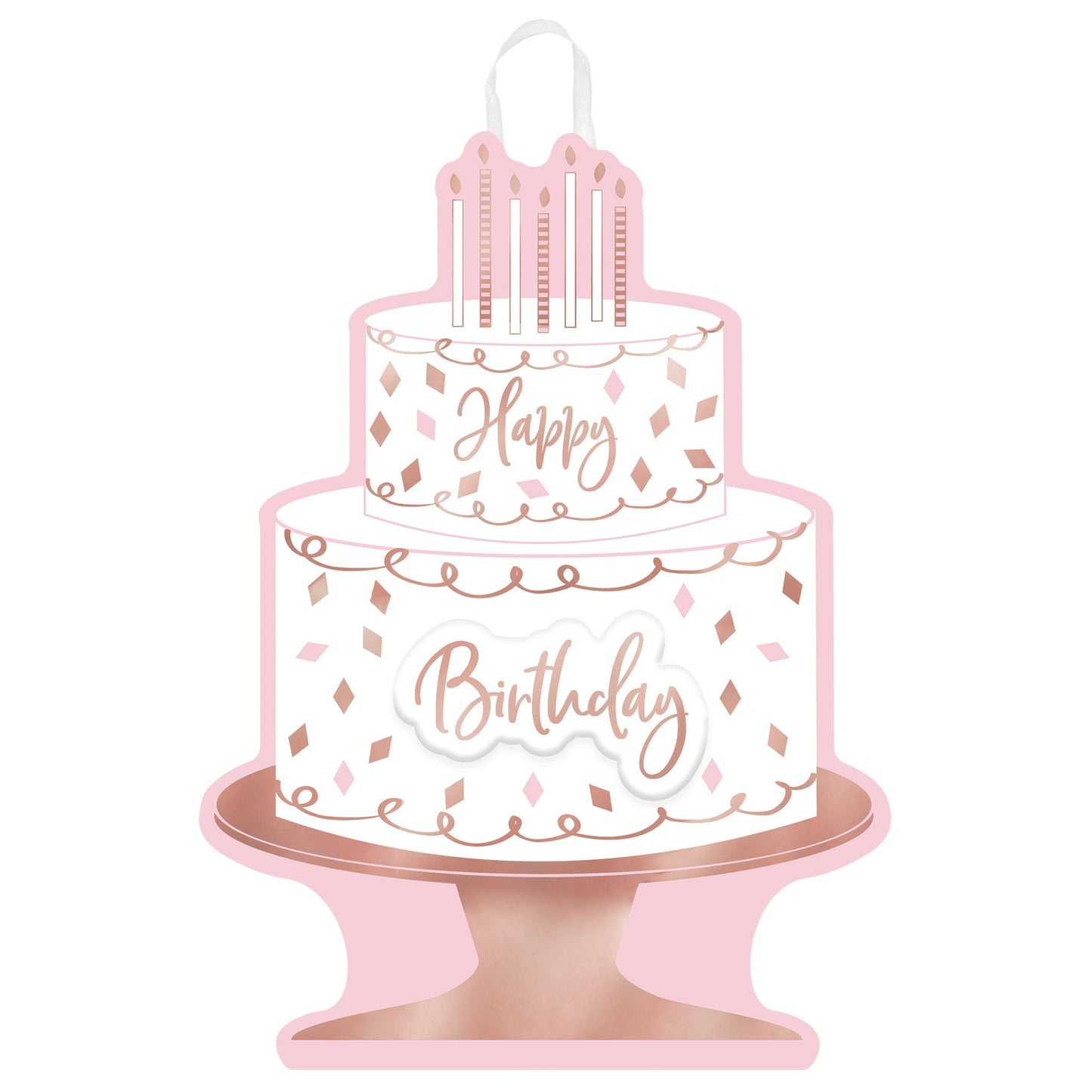 Blush Birthday Cardboard Sign