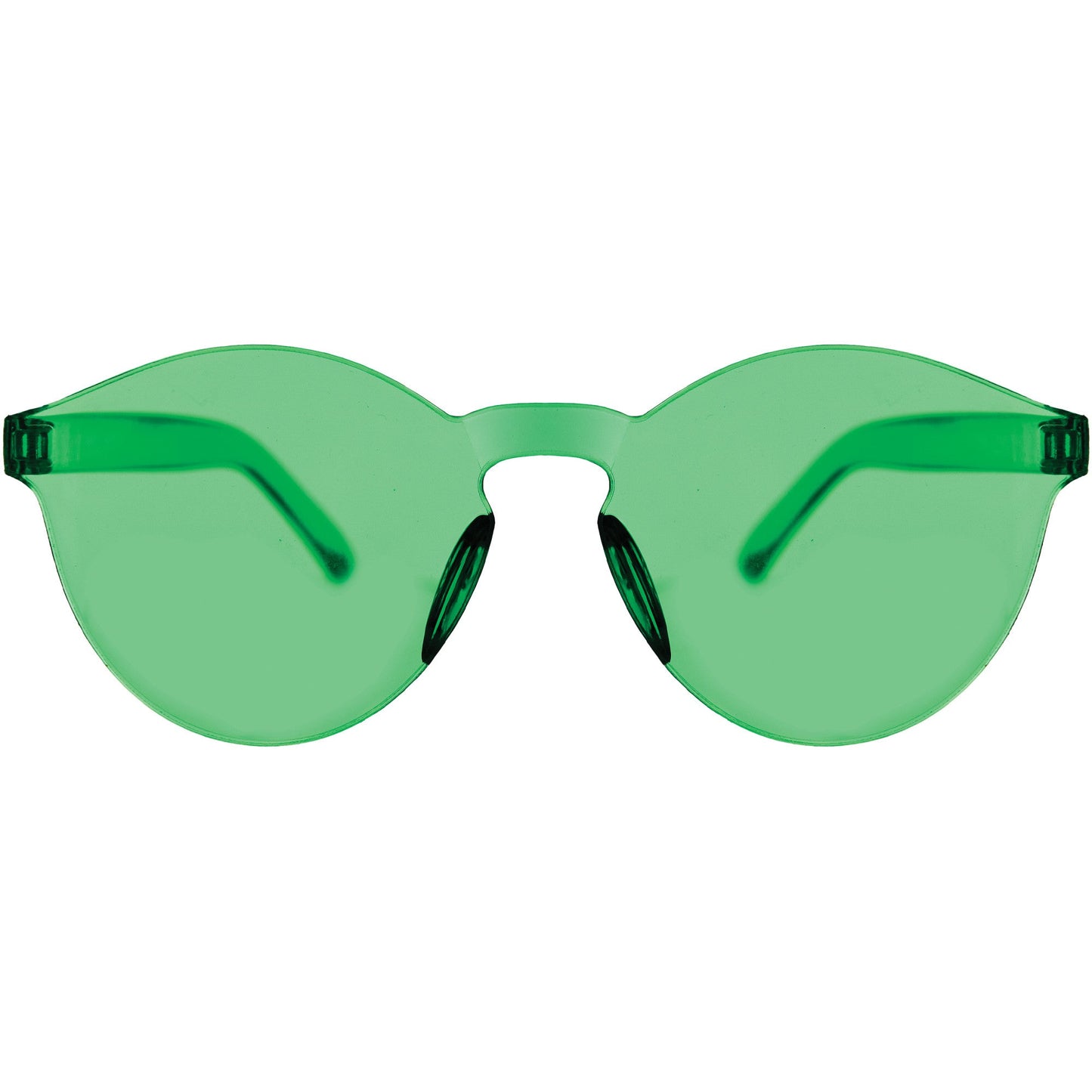 Green Frameless Colored Glasses