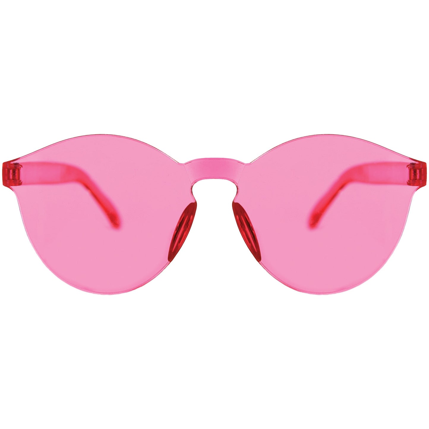 Pink Frameless Colored Glasses