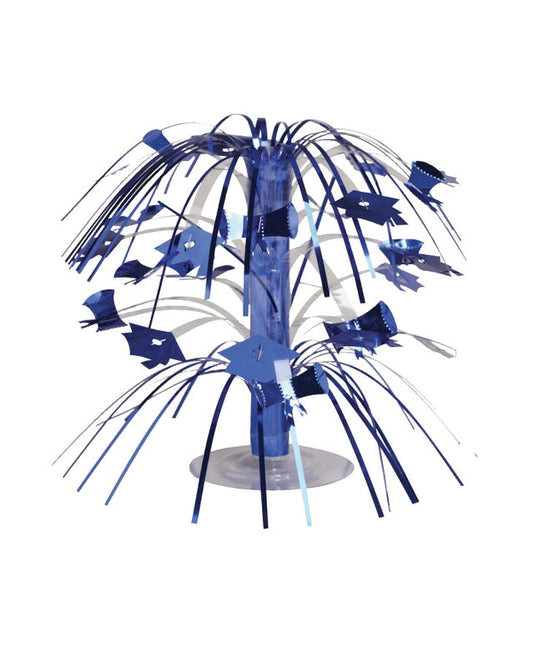 School Spirit Cobalt Cascade Centerpiece