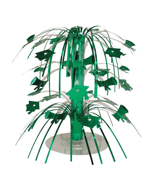 School Spirit Green Cascade Centerpiece