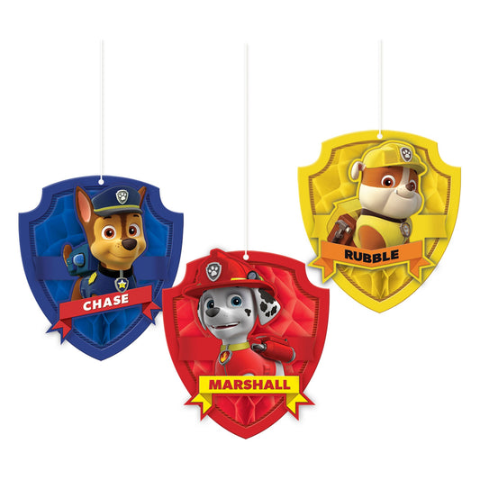 Paw Patrol Honeycomb Decorations