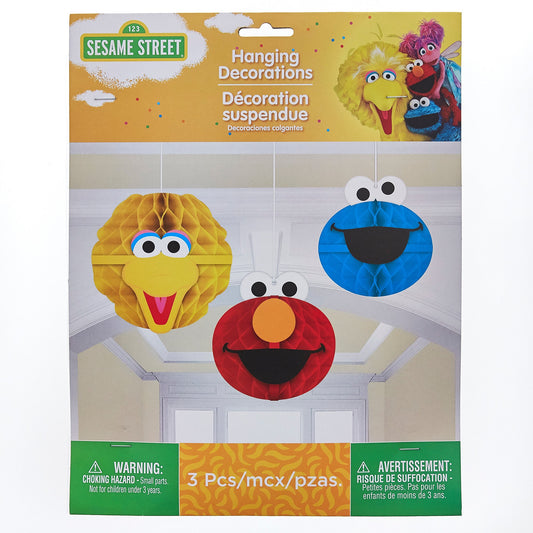 Sesame Street Honeycomb Decorations